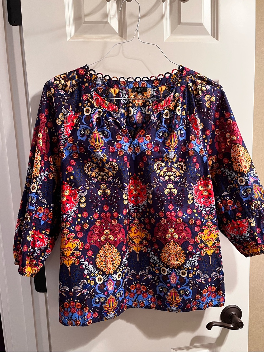 Talbots XL Petite Floral Top